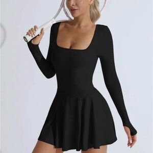 2 Athletic Long Sleeve Dresses